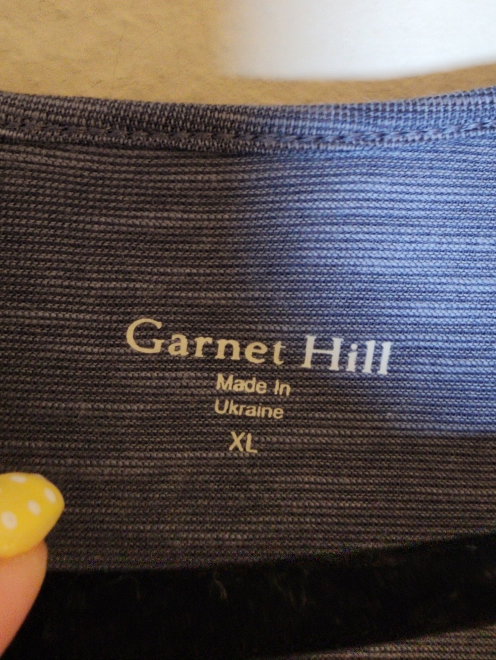 NWT Garnet Hill Blue Oasis Knit Cocoon Gown House Dress Lounge Women's Size XL - Picture 5 of 16